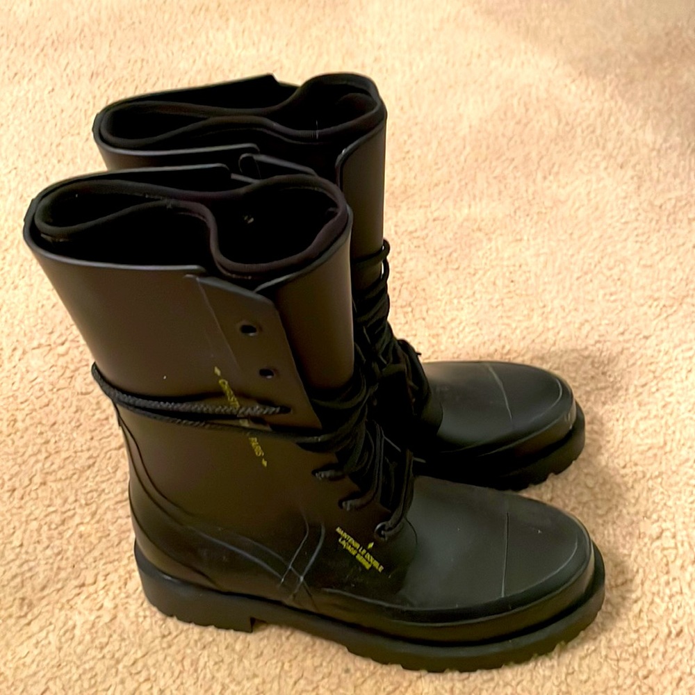 Black Christian DiorCamp Boot